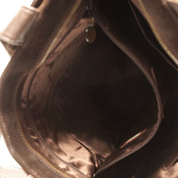 Auth Chanel Shoulder Bag Brown Suede #6573C22 - Picture 10 of 14